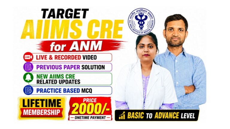 Target AIIMS CRE for ANM